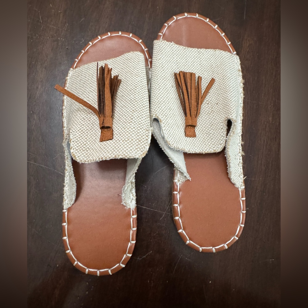 Canvas Slides with Tassel